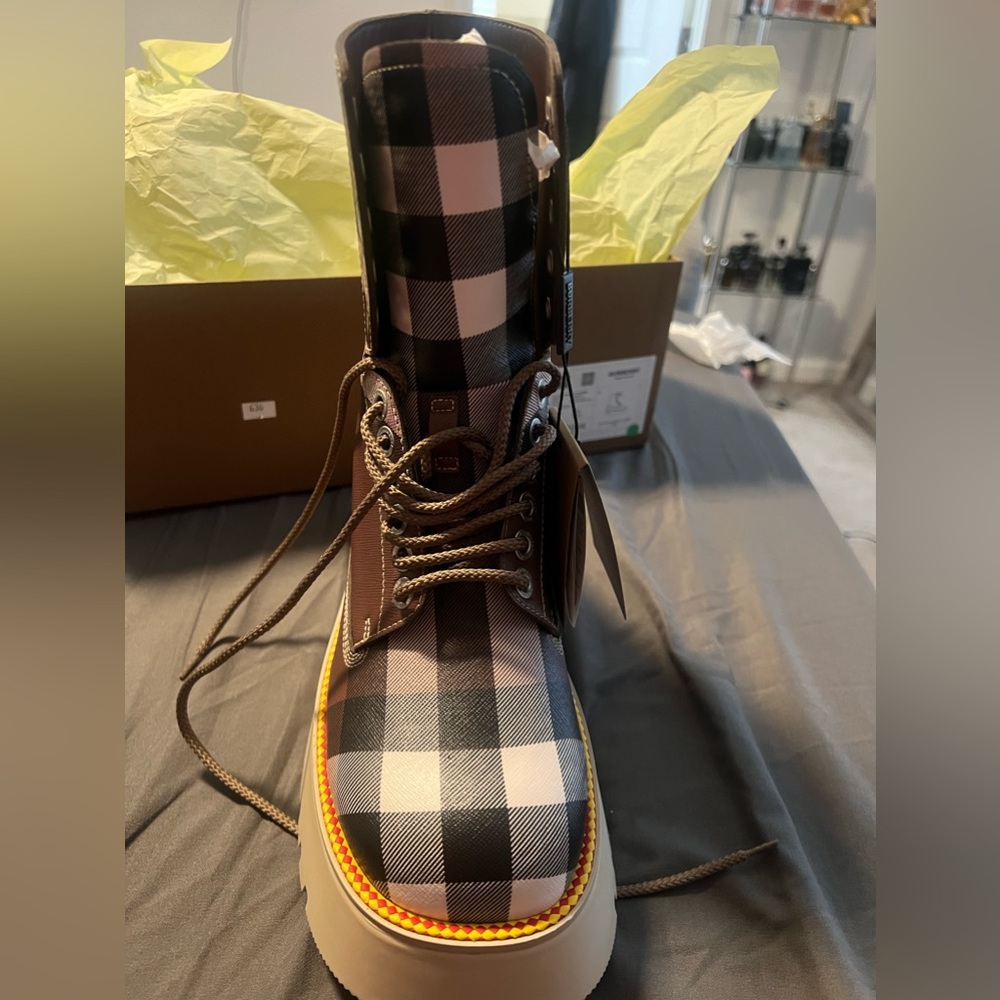 Burberry Combat Boots